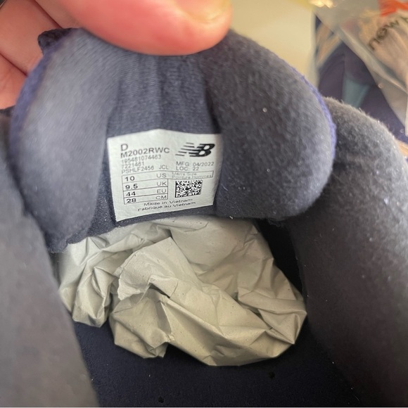 New Balance Sneakers 2002R Running Size 10 Indigo Suede New In Box M2002RWC - Picture 6 of 8